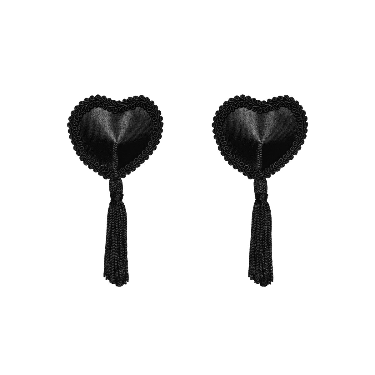 Tassel tepelstickers – zwart