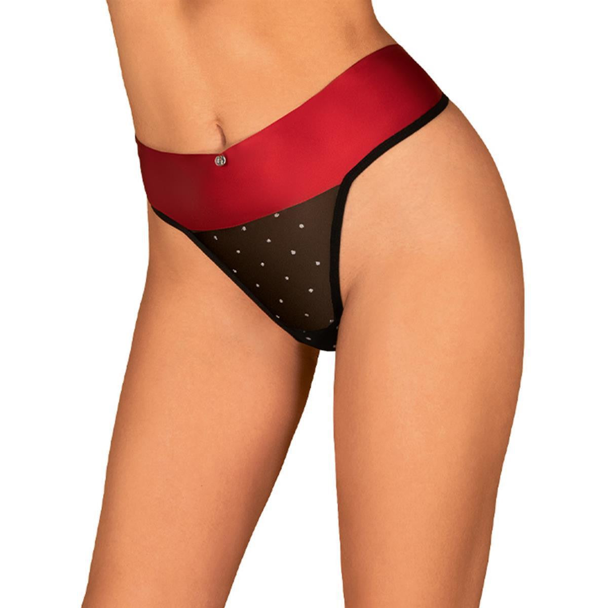Ob tienesy thong black-red - Obsessive