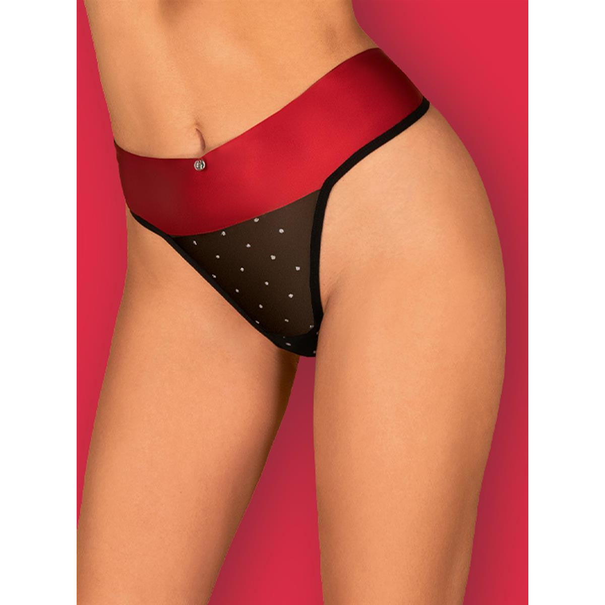 OB Tienesy thong black-red