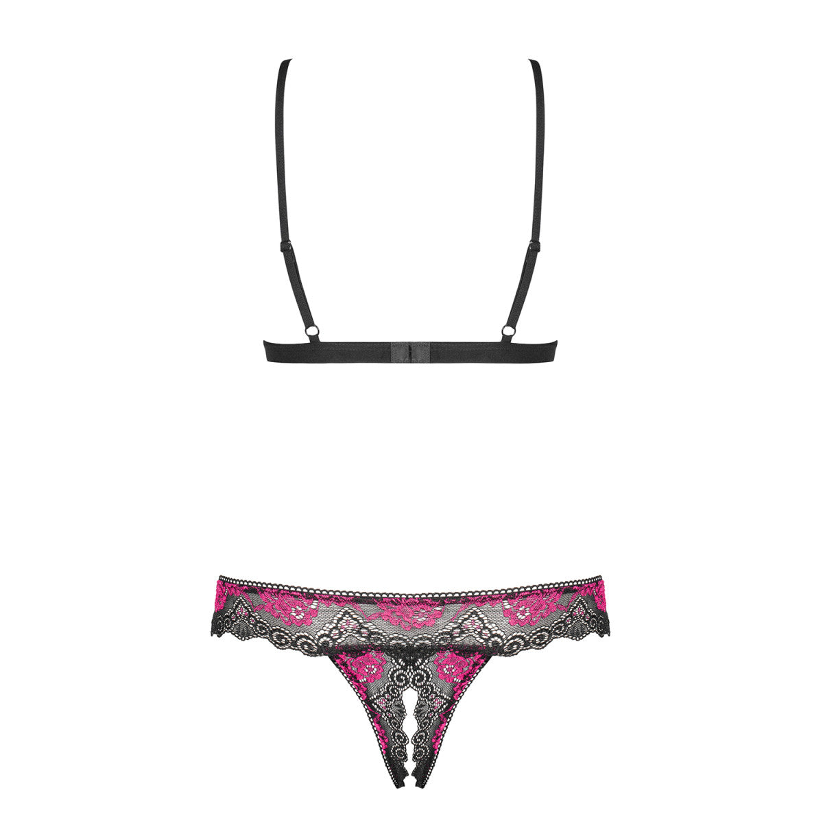 Ob tulia 2 pcs set cupless black - Obsessive