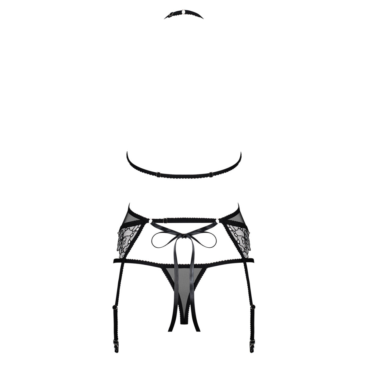 Uniquella lingerieset 3-delig – zwart