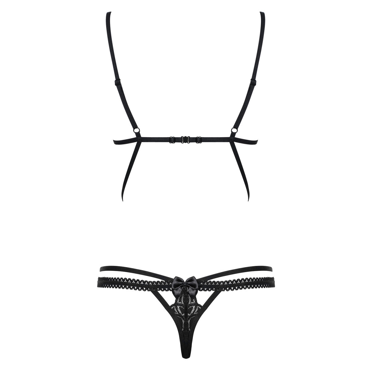 Wonderia kanten body – zwart – detail 5