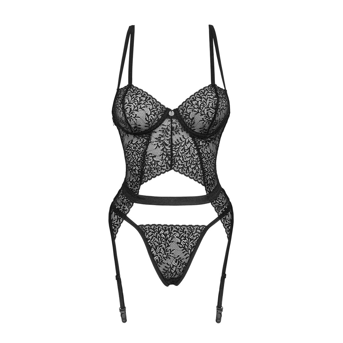 OB Yaskana corset & thong black