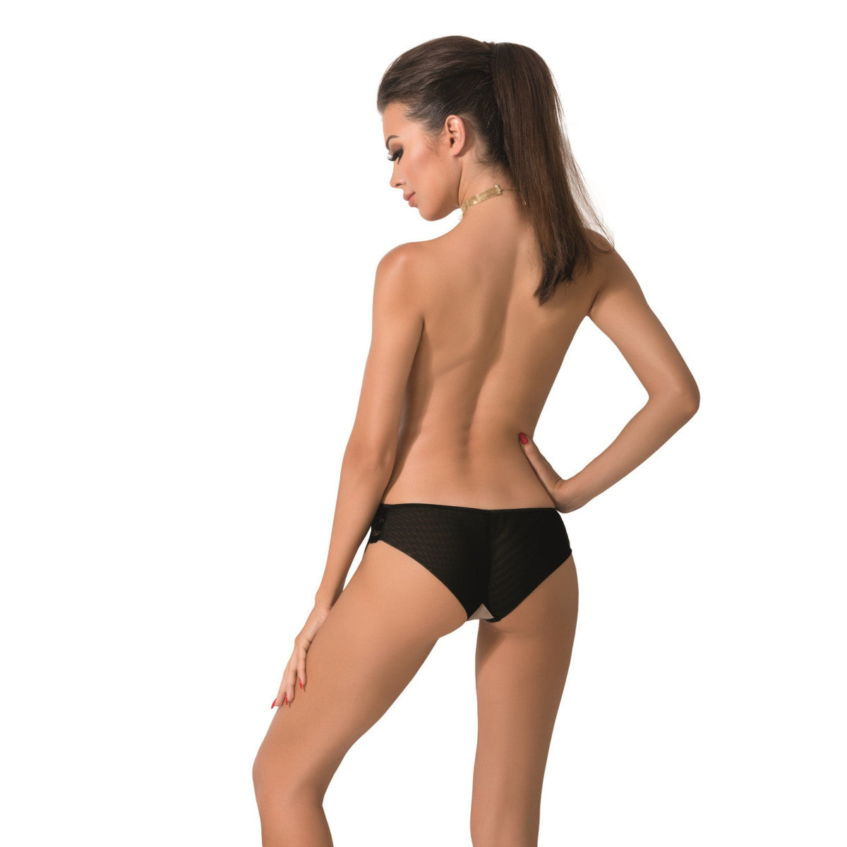 Antonina string – zwart