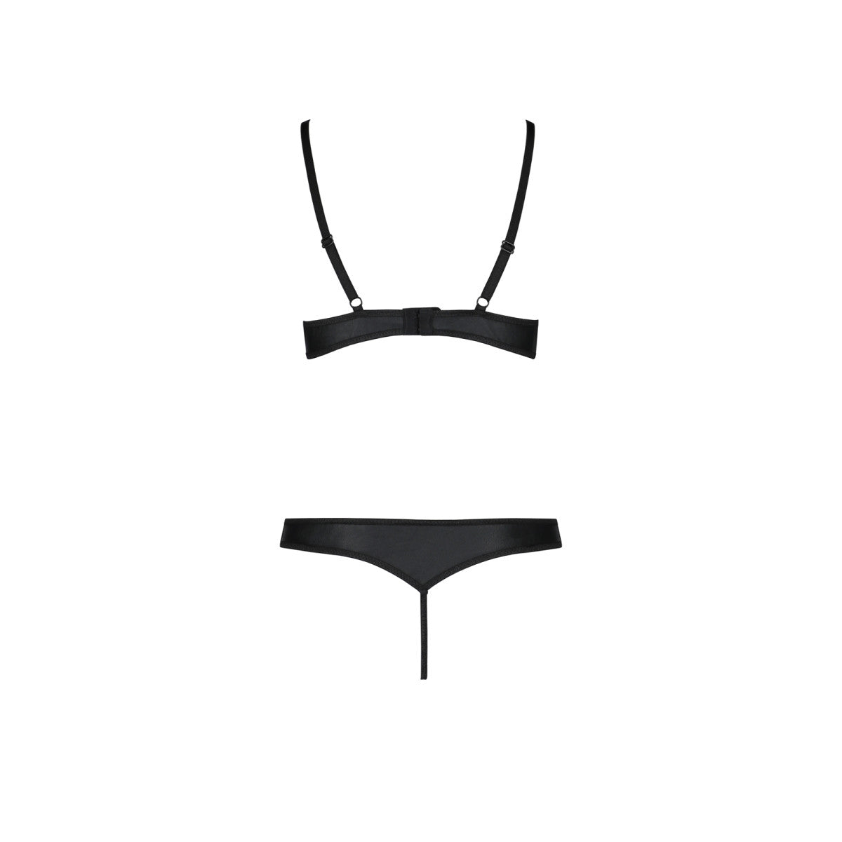 Astrida kanten body – zwart