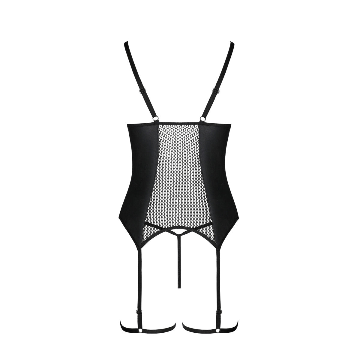 PE Beth corset & thong black