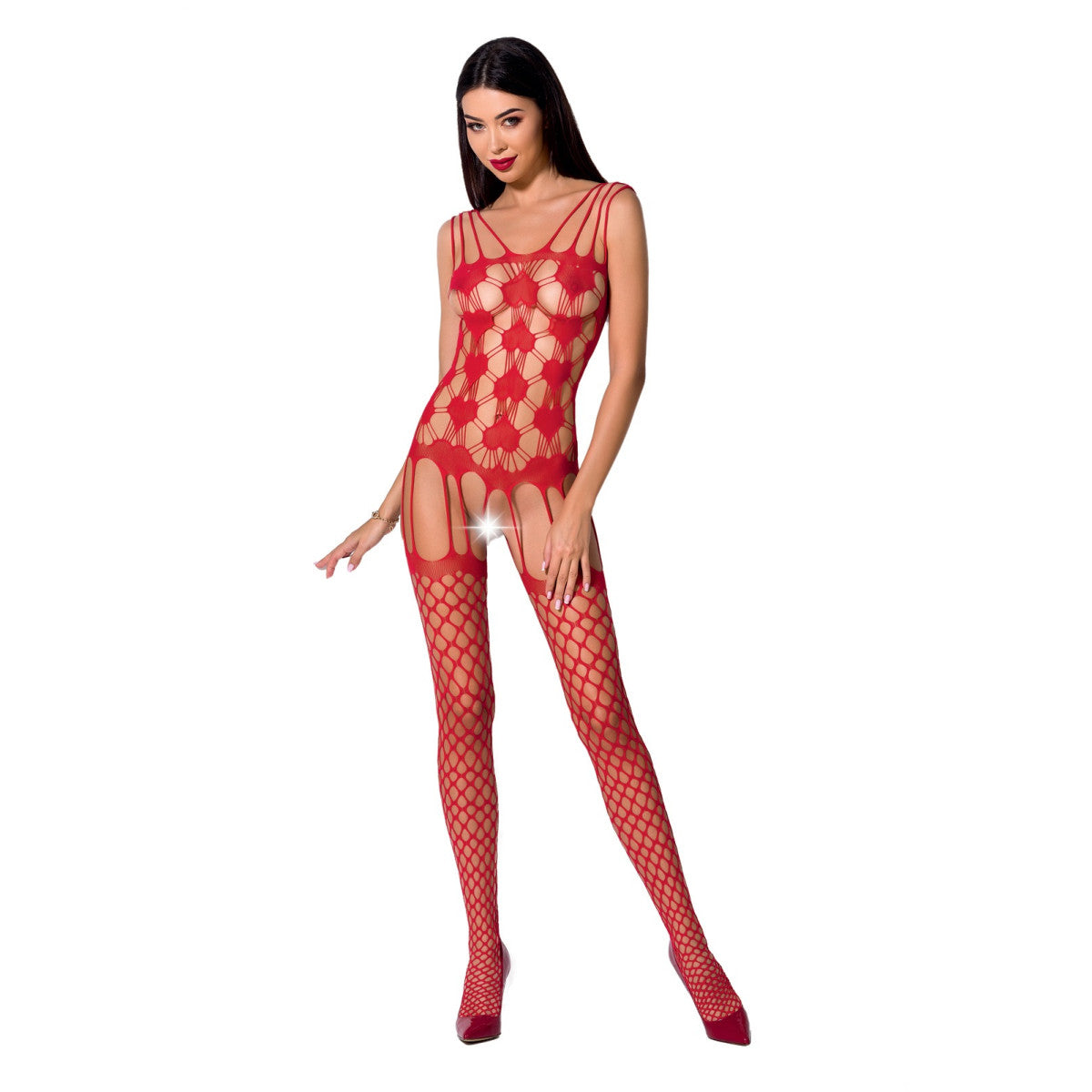 PE Bodystocking BS067 red - Passion-Exklusiv