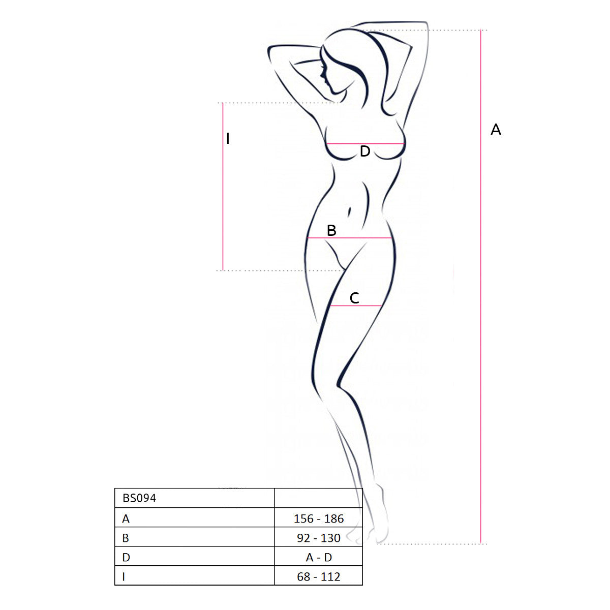 Pe bs094 dress red - Passion-Exklusiv