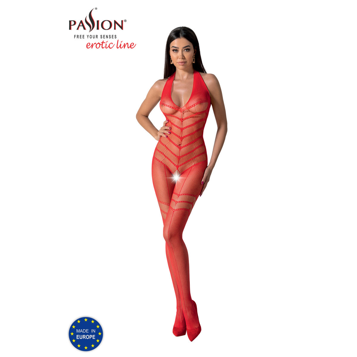 Pe bs100 bodystocking red - Passion-Exklusiv