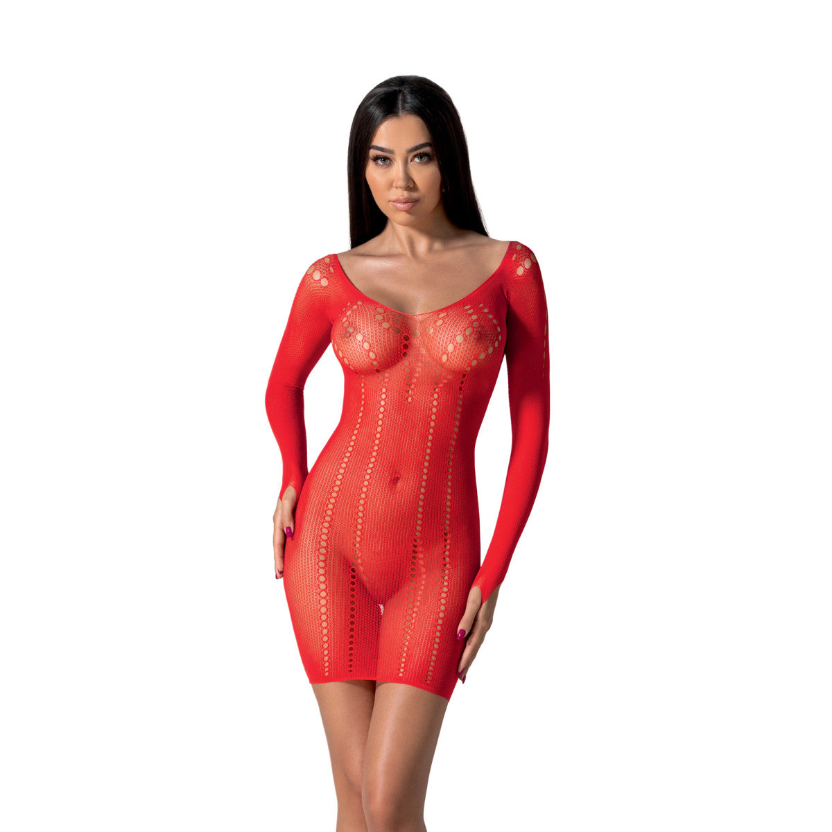 BS101 babydoll – rood – rood van Passion-Exklusiv