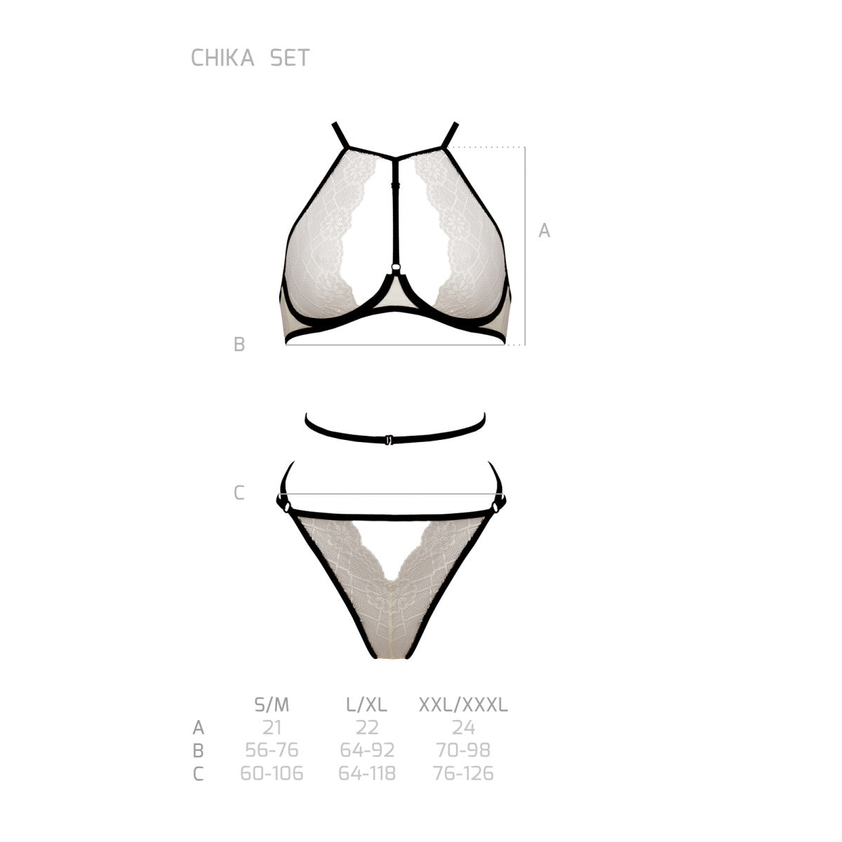 PE Chika 2pcs set cream