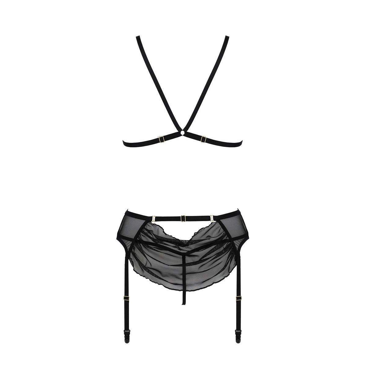Deliena lingerieset – zwart van Dare2Live – zwart