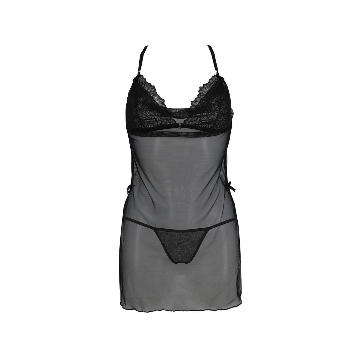 Deliena kanten babydoll – zwart van Dare2Live – zwart