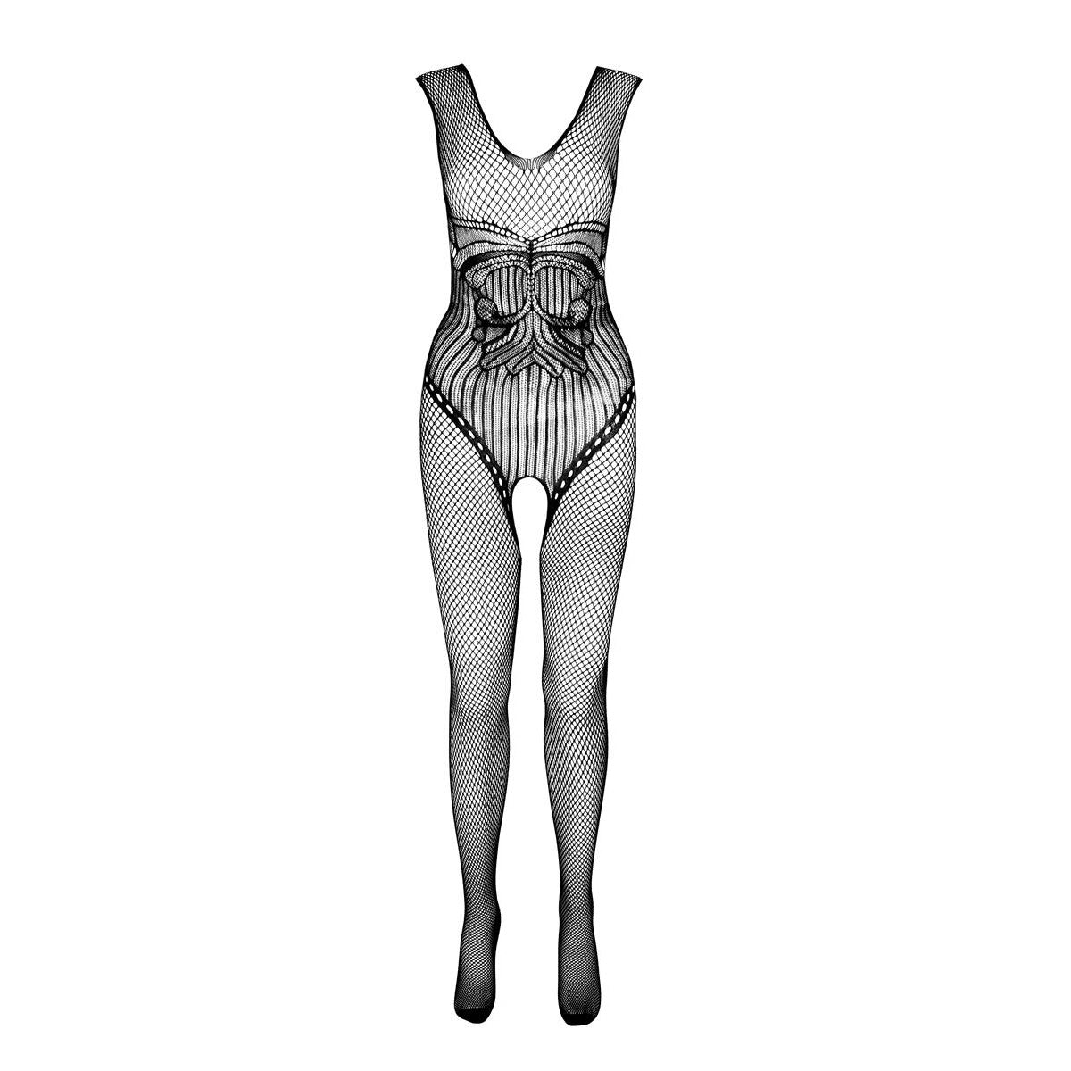 Pe eco bodystocking bs003 black - Passion Eco Collection