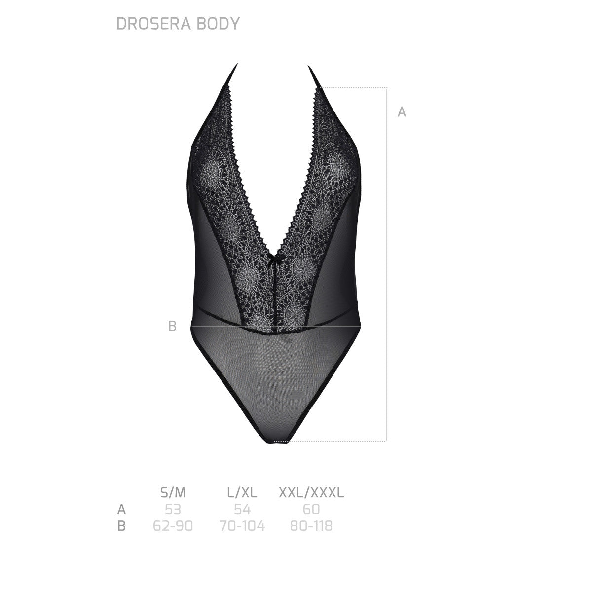 Pe eco drosera body black - Passion Eco Collection