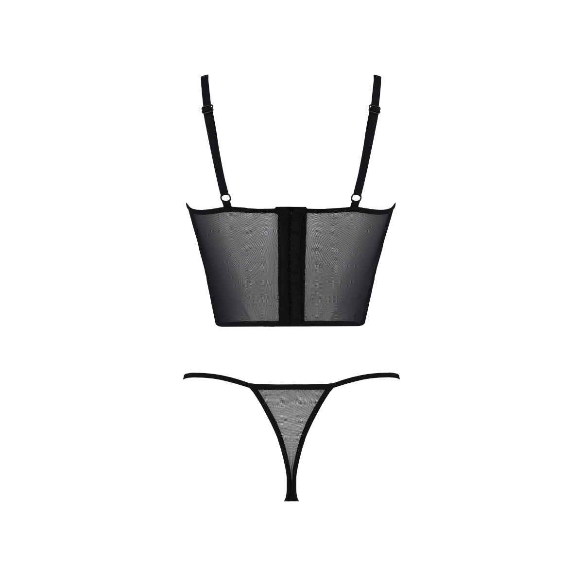 ECO bh-set met beugels – zwart – detail 3