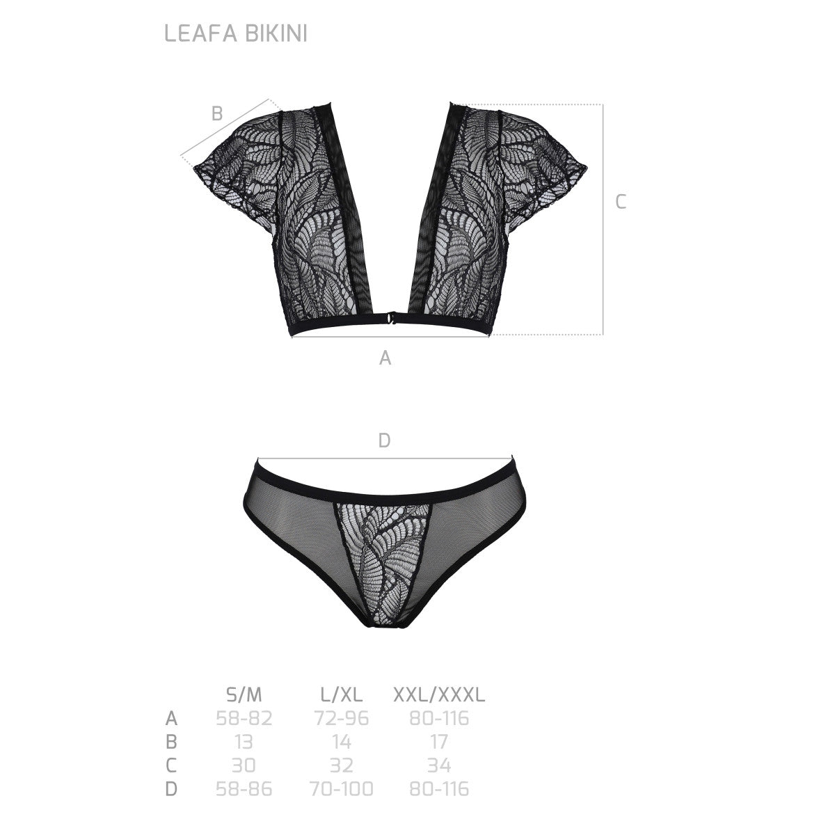 ECO duurzame lingerie 2-delig – zwart