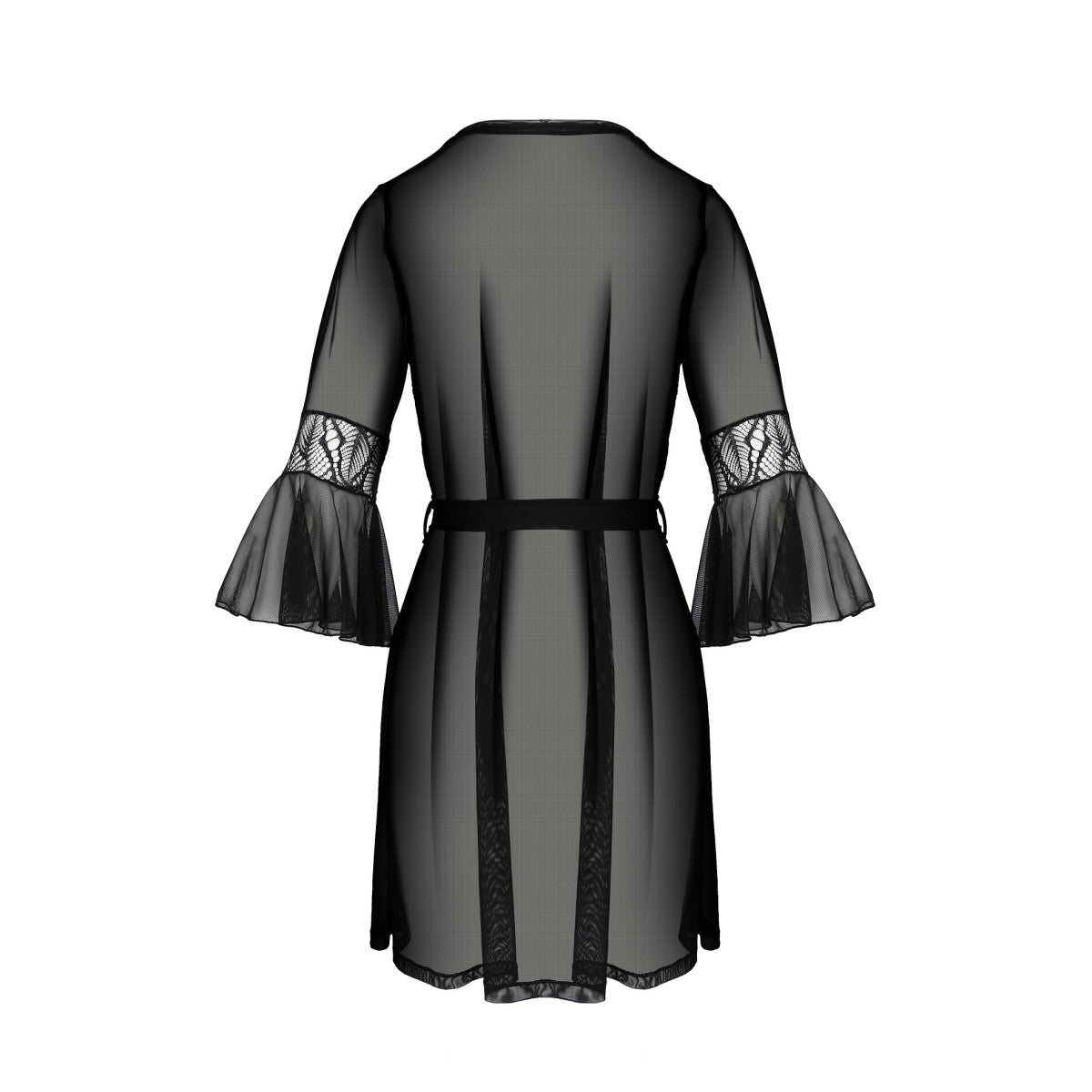 Pe eco leafa peignoir black - Passion Eco Collection