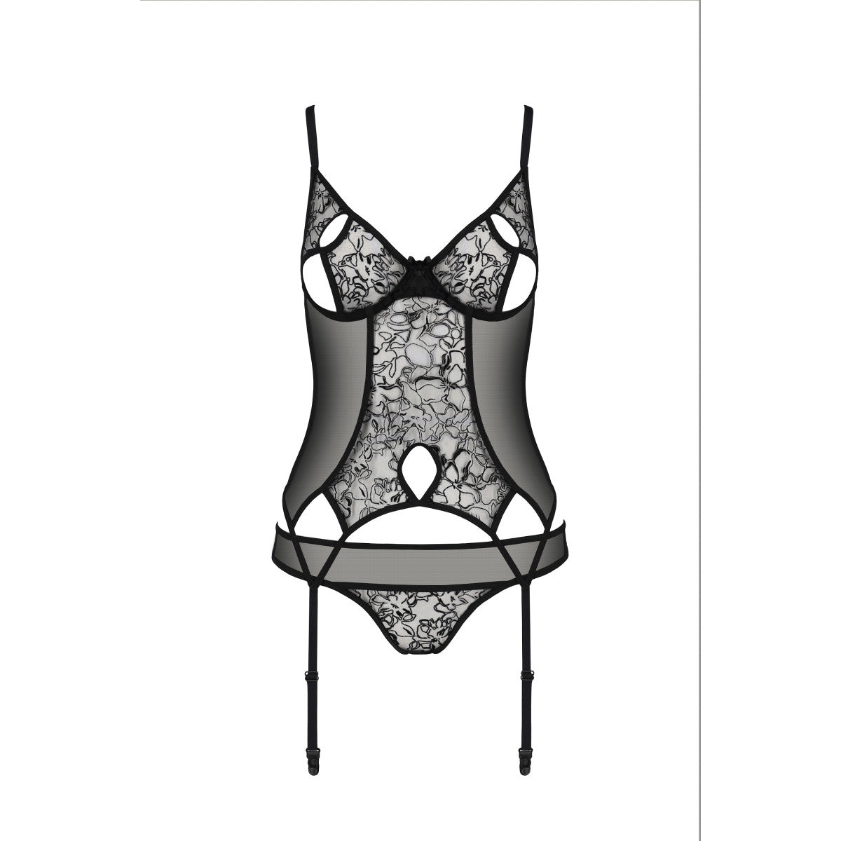 Pe primula corset black - Passion Eco Collection