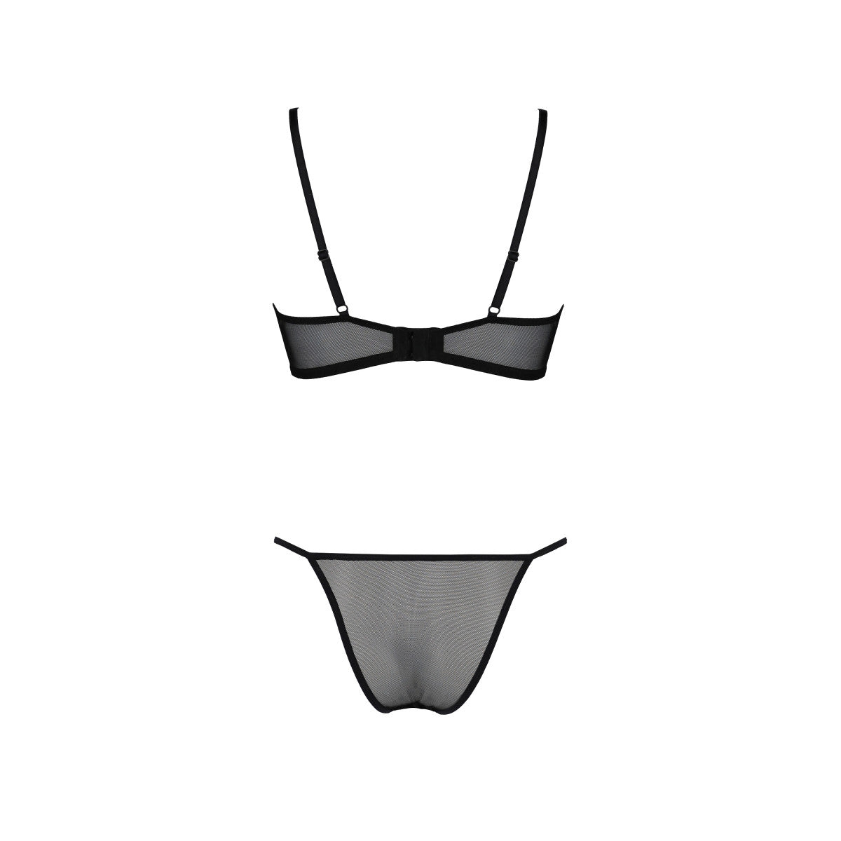 Passion Eco Selaginella 2-delige BH-set met slip – zwart