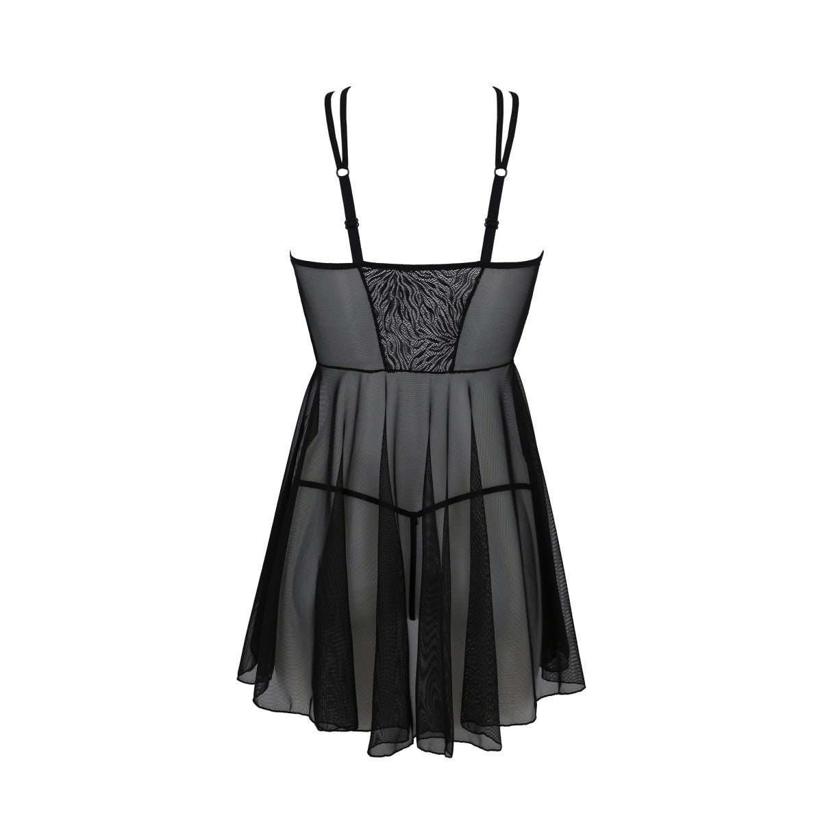 PE ECO Selaginella chemise & thong black