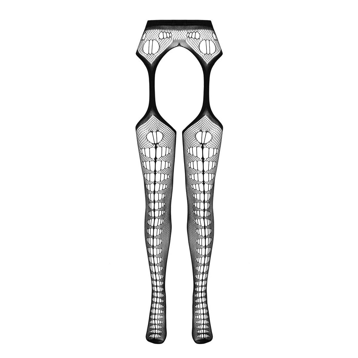ECO jarretelkousen met open kruis – rood