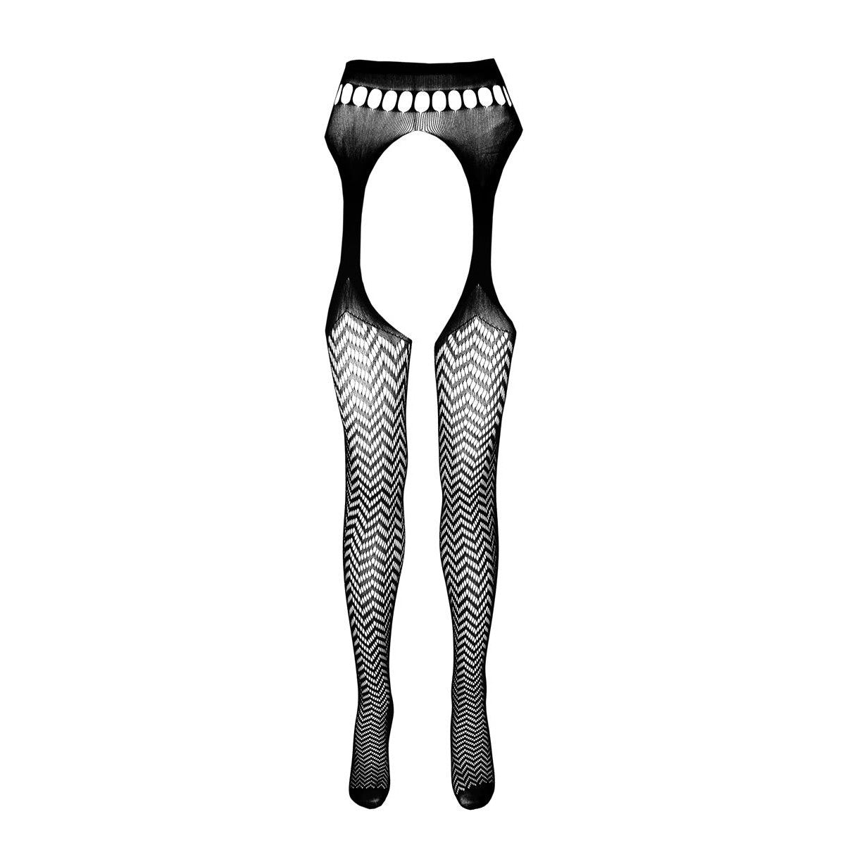Passion Eco S002 Open panty met open kruis – wit