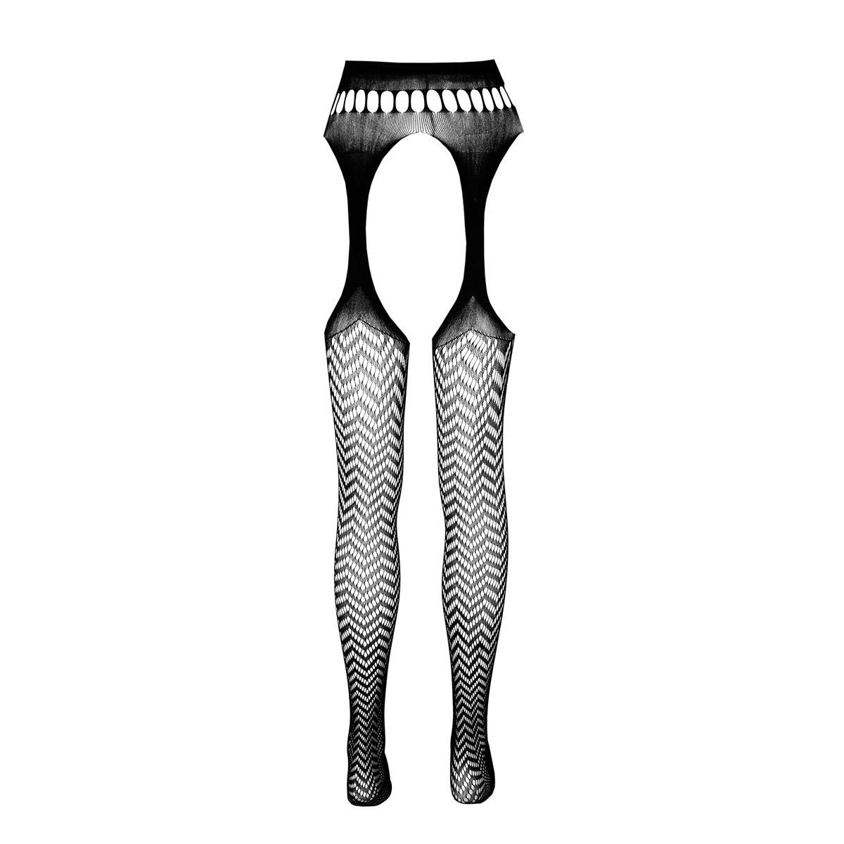 Passion Eco S002 Open panty met open kruis – wit