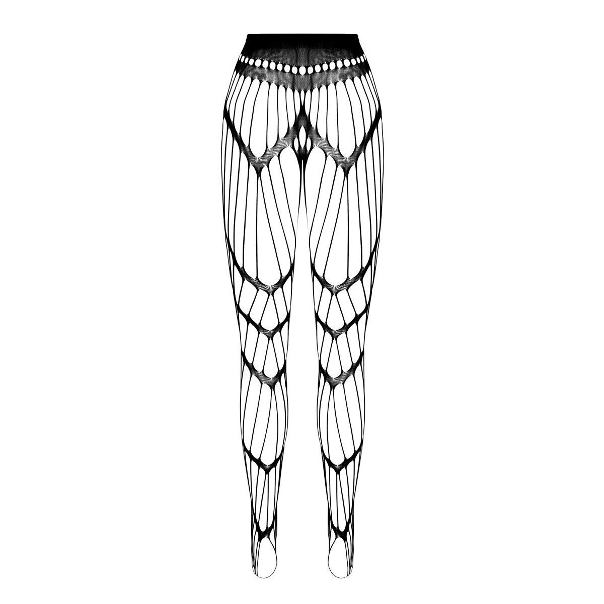 Passion Eco S006 Open panty met open kruis – zwart