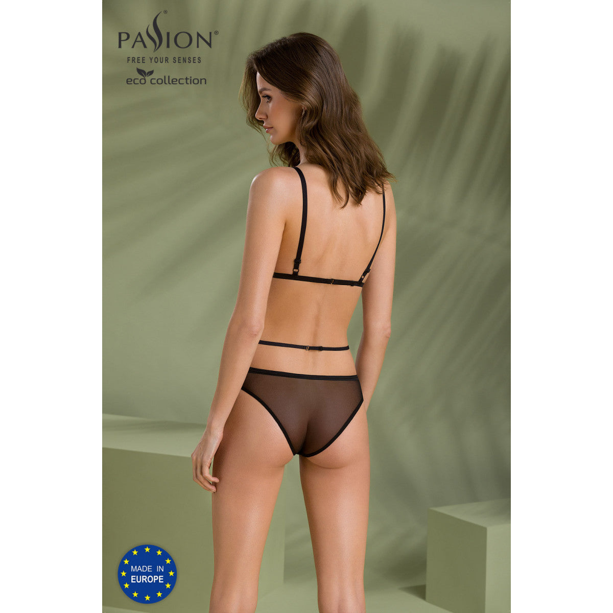 Passion Eco Varella 2-delige lingerieset – zwart