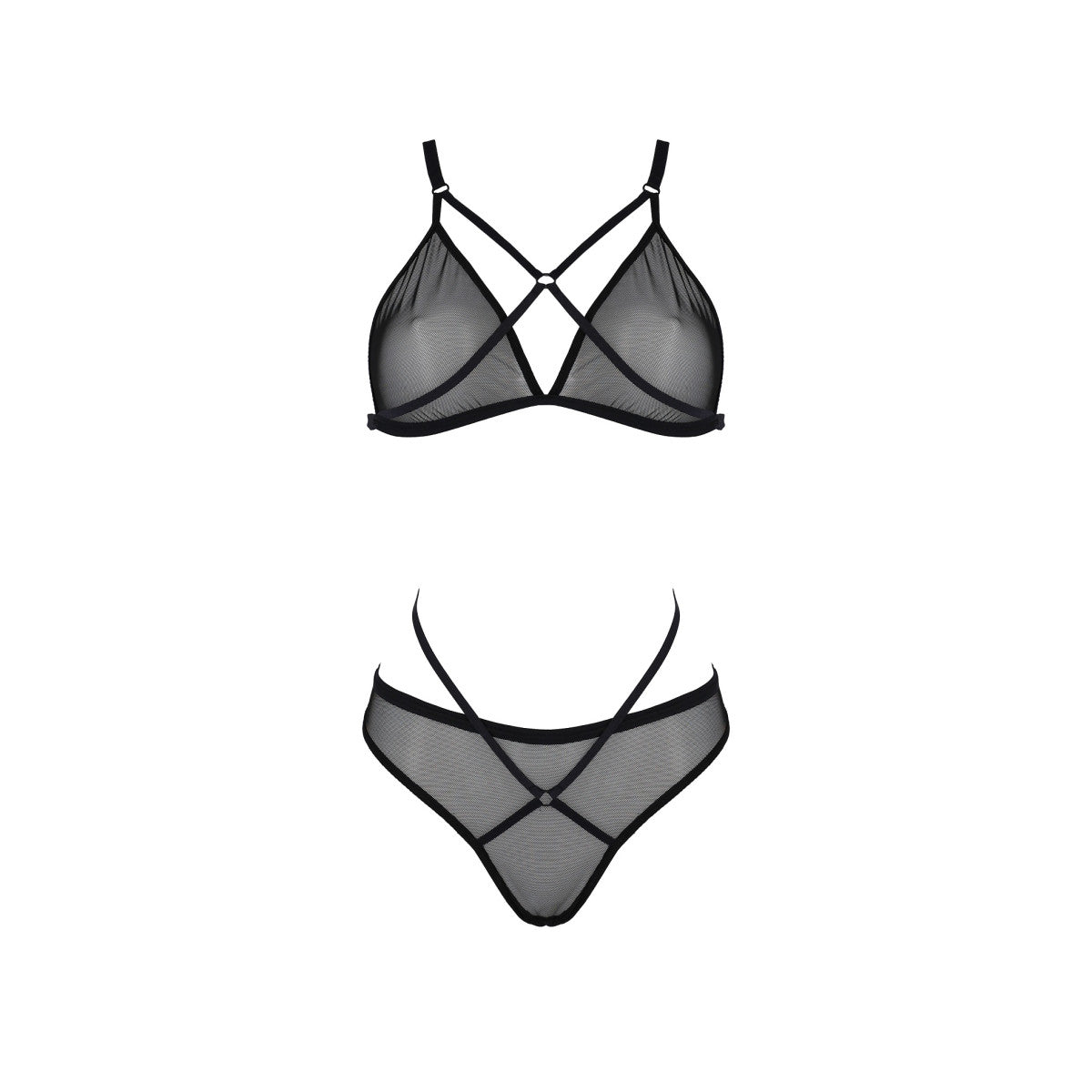 Passion Eco Varella 2-delige lingerieset – zwart