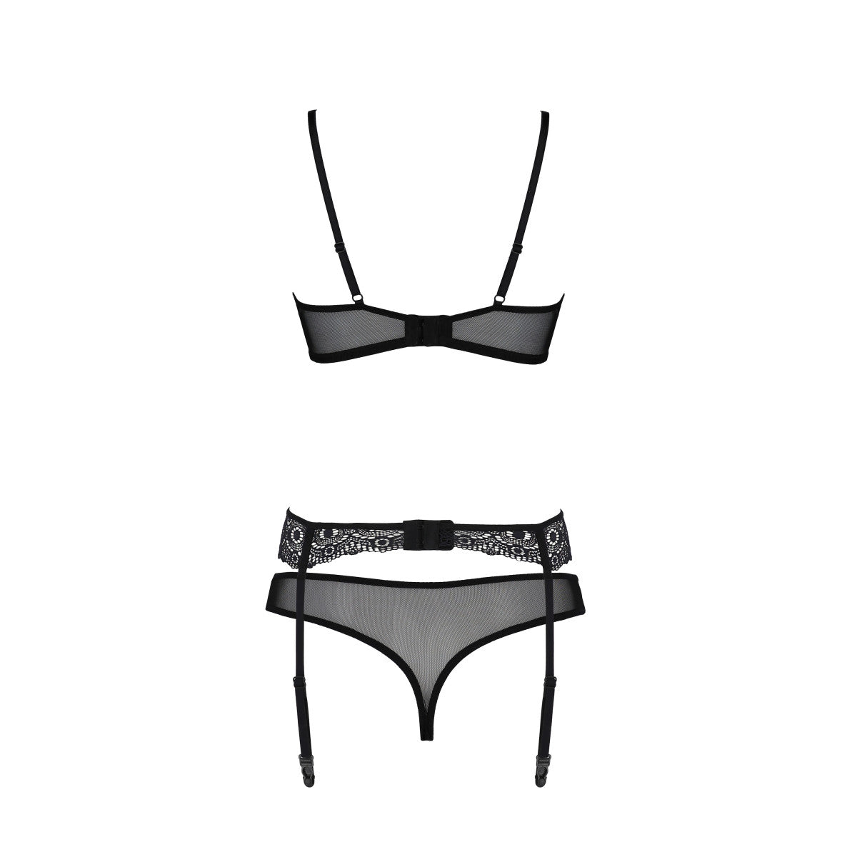 Pe zinnia 3pcs set black - Passion Eco Collection
