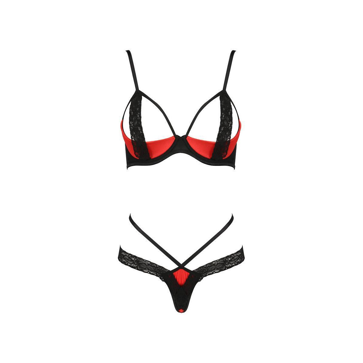 Pe femmina 2pcs set red - Passion-Exklusiv