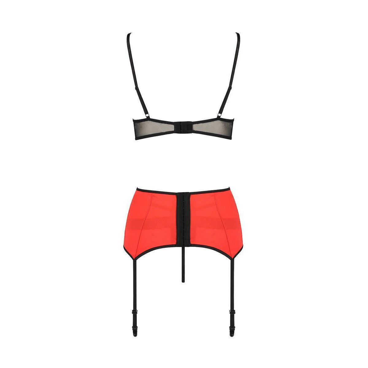 Femmina lingerieset 3-delig – rood