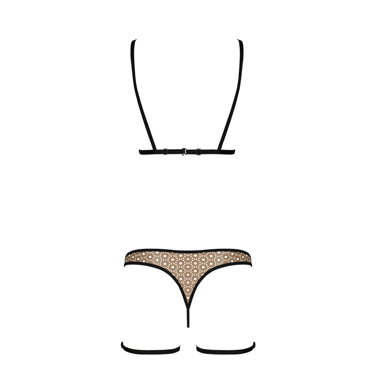 Gabi lingerieset 2-delig – beige van Dare2Live – beige