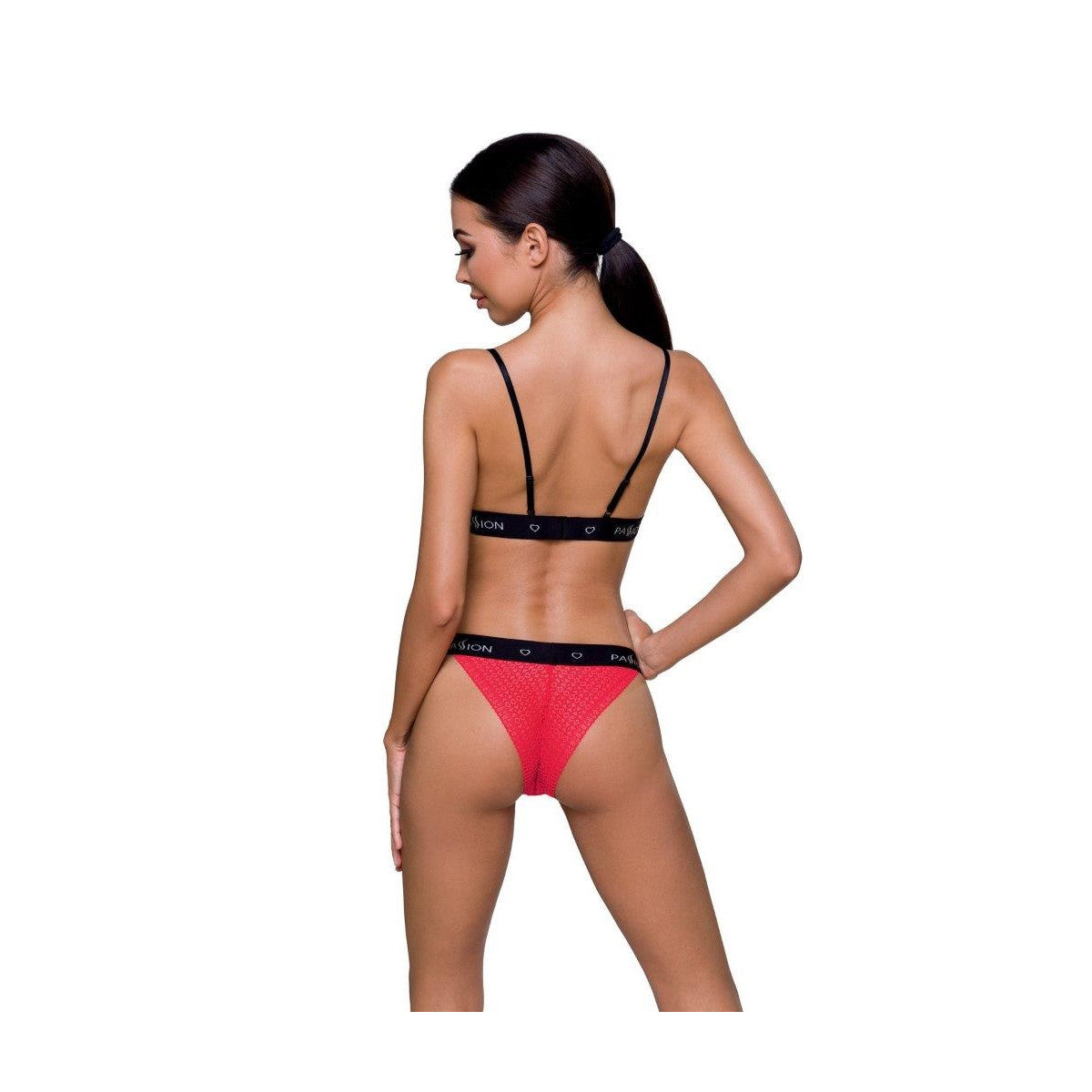 Glamiss lingerieset 2-delig – rood-zwart