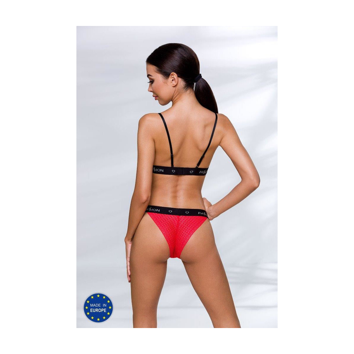 Glamiss lingerieset 2-delig – rood-zwart van Dare2Live – rood-zwart