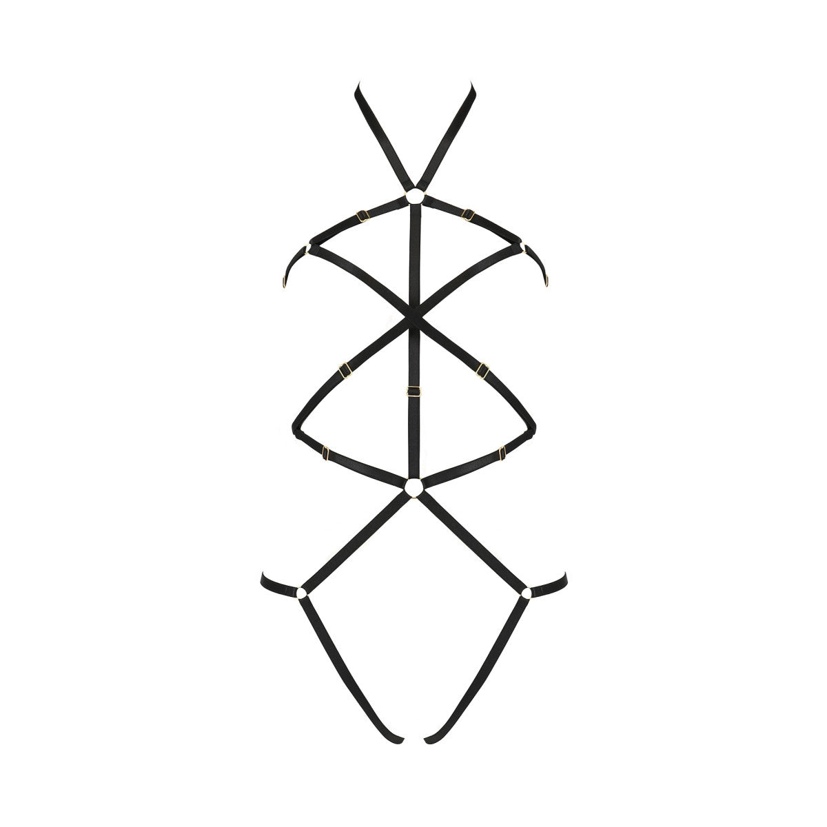 Ivena body – zwart