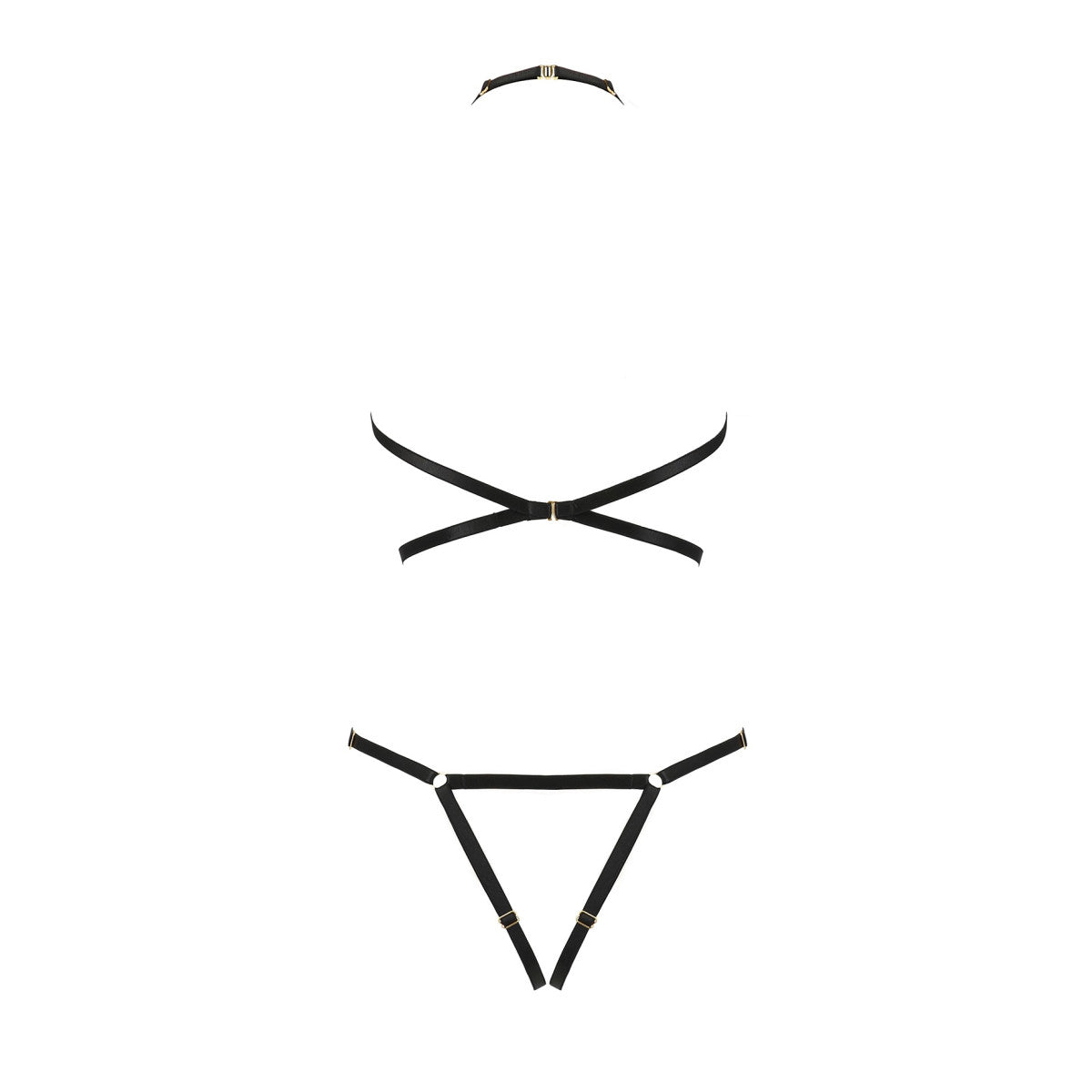Ivena body – zwart – detail 3