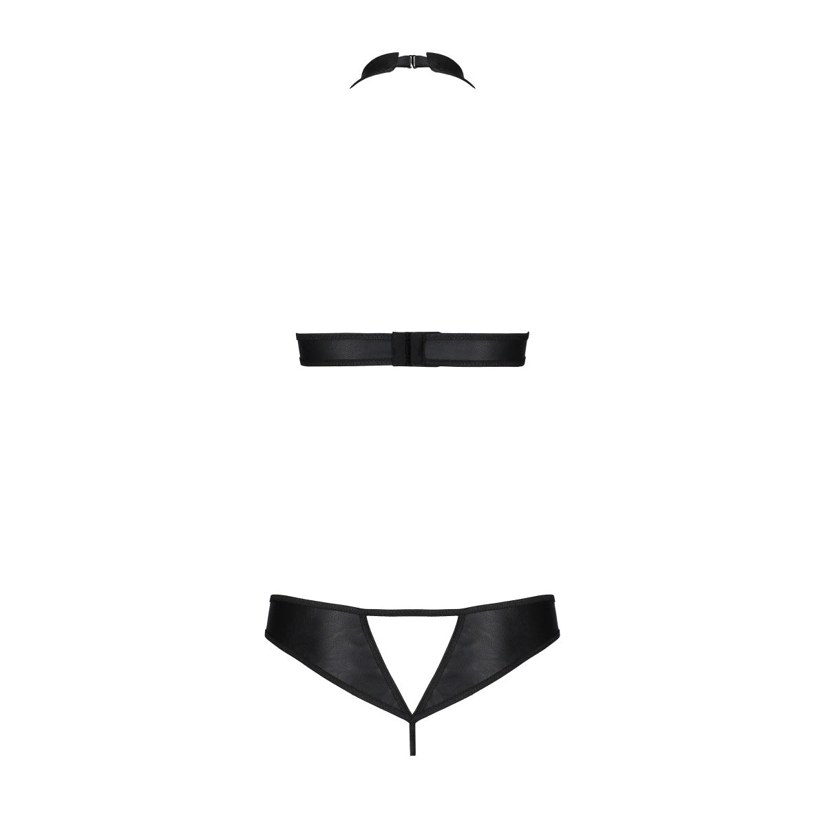 PE Malwia 2pcs set with open bra black