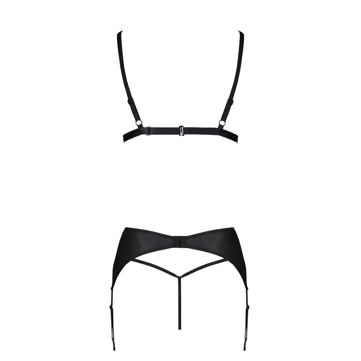 Miley lingerieset 3-delig – zwart van Dare2Live – zwart