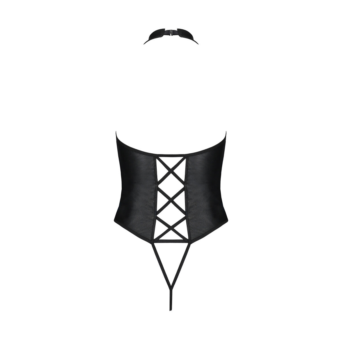 Nancy body met open kruis – zwart