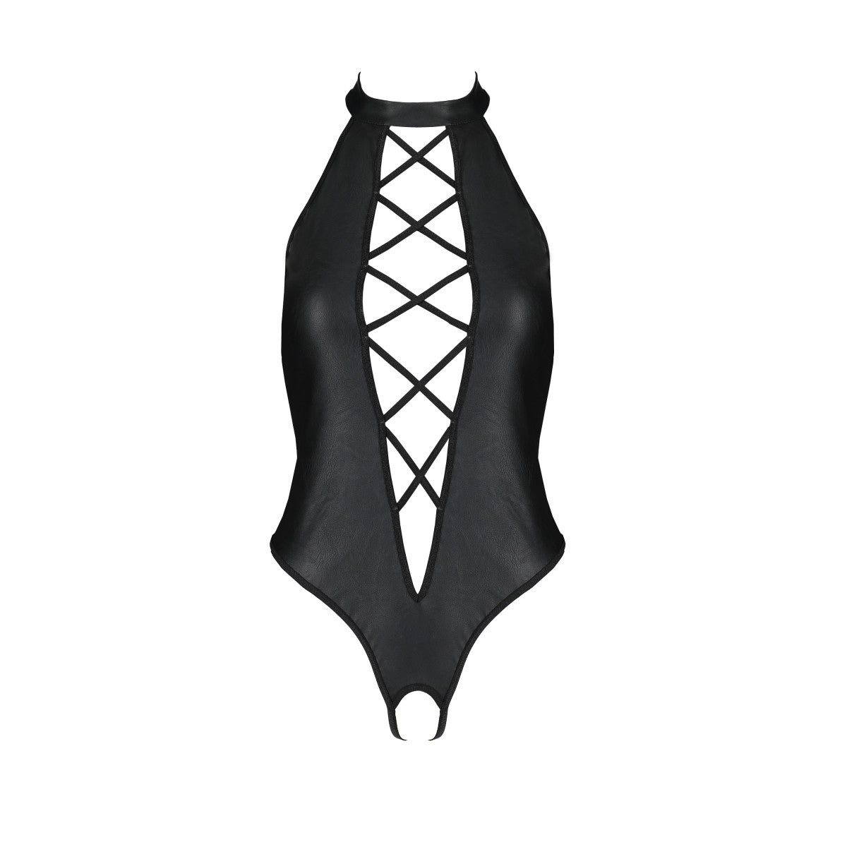 Nancy body met open kruis – zwart