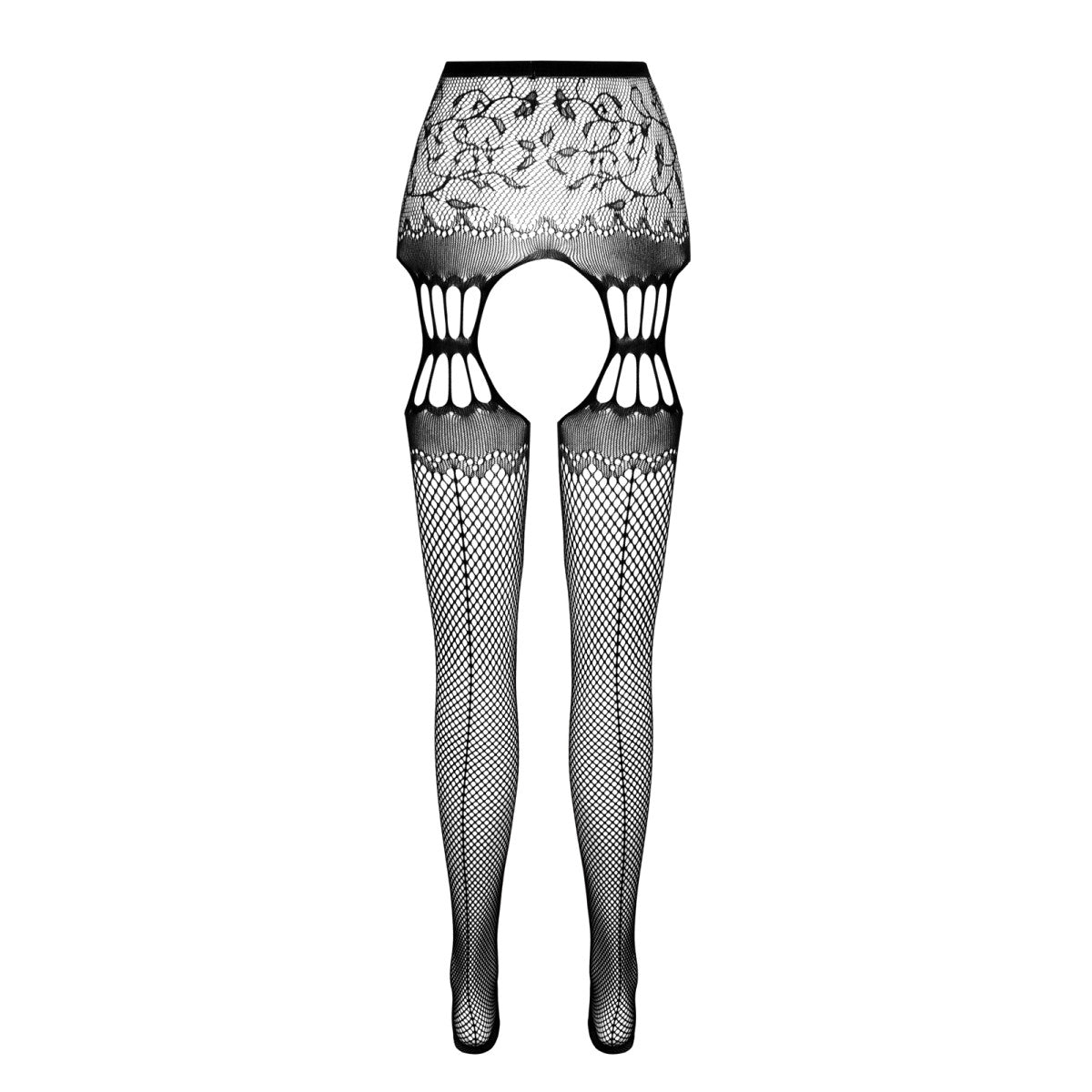 S027 open panty met open kruis – rood