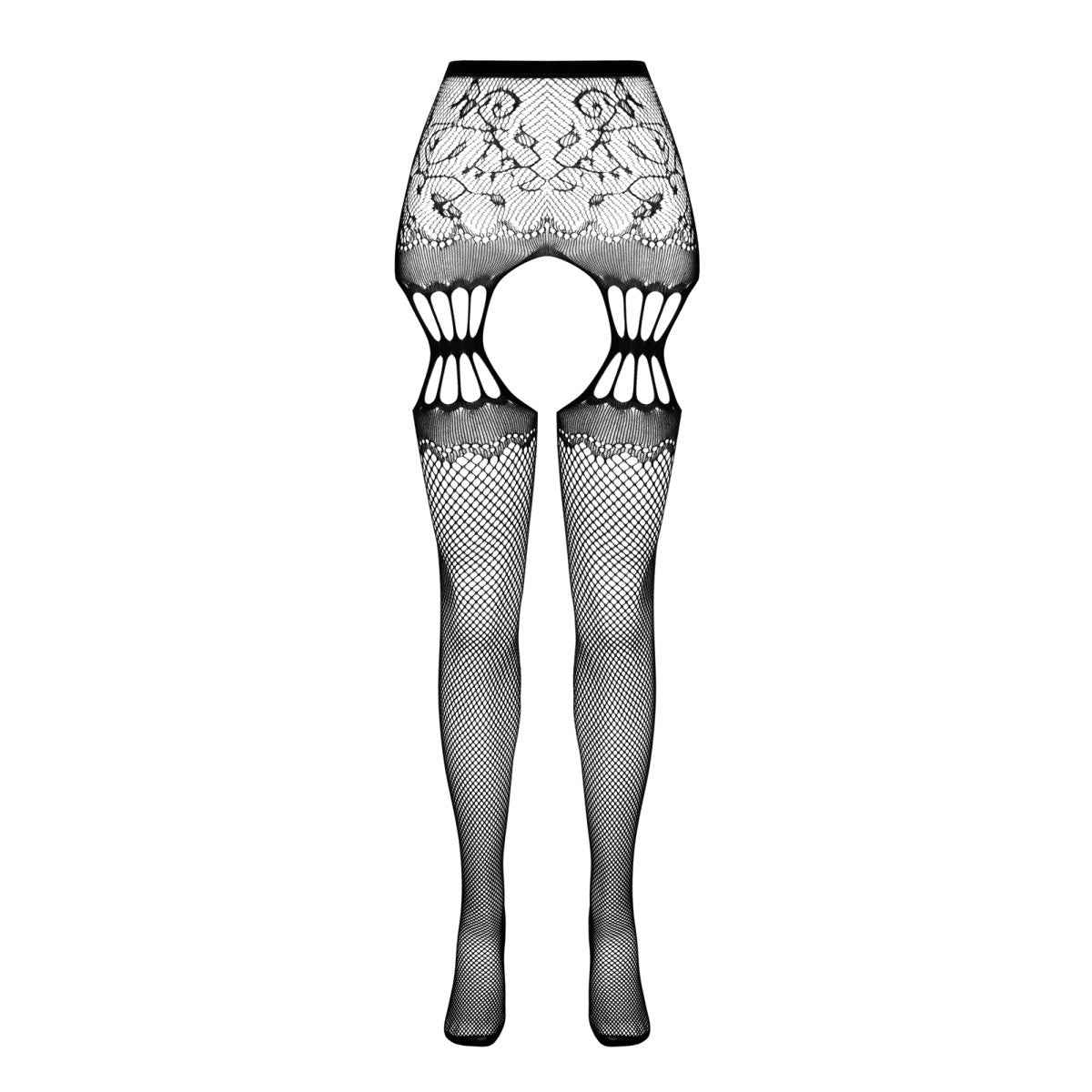 PE S027 Strumpfhose open (ouvert tights) white