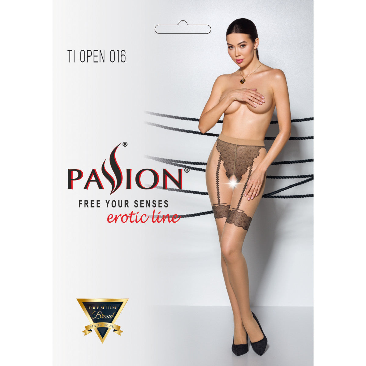 PE TI Open 016 Strumpfhose open (ouvert tights) beige