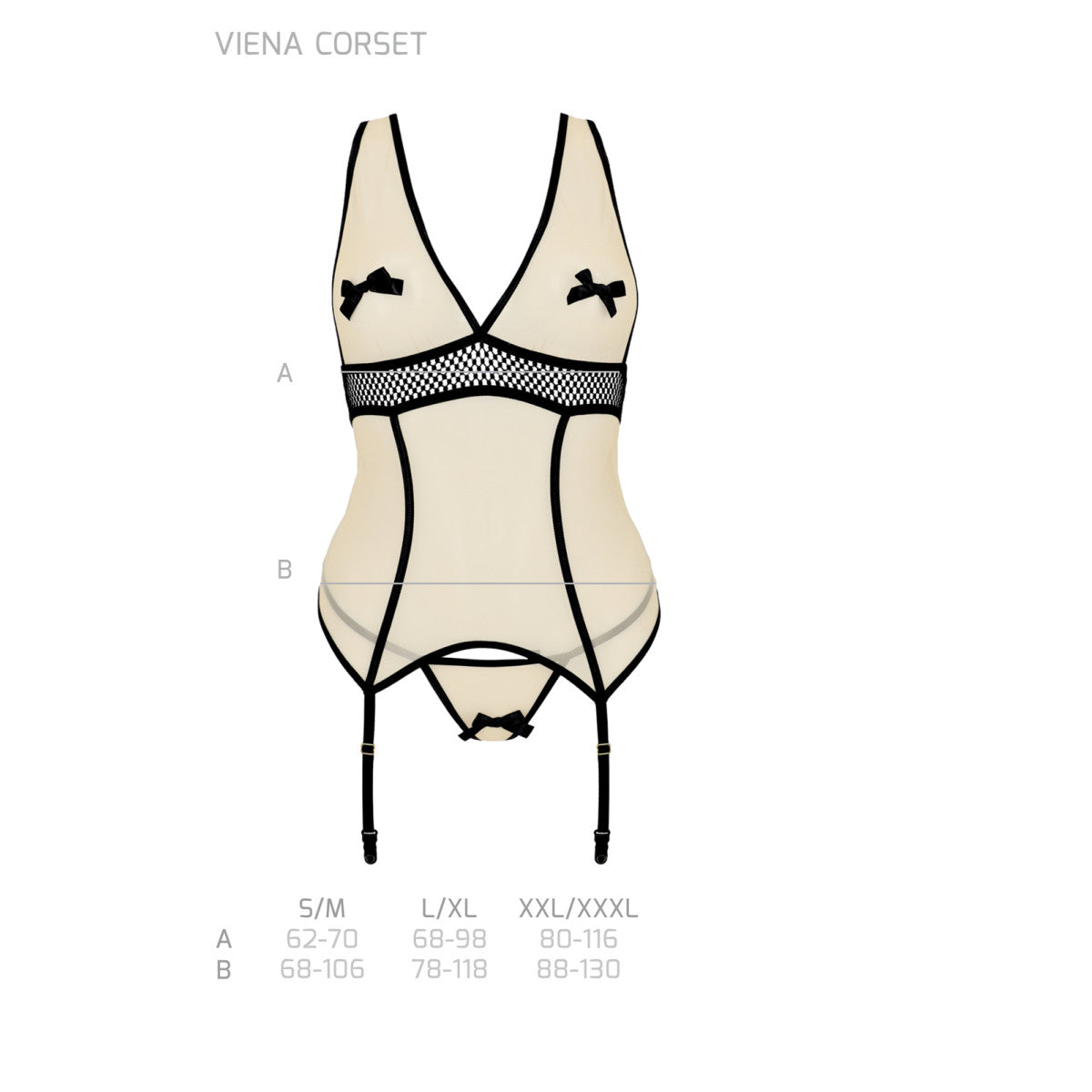 PE Viena corset & thong beige
