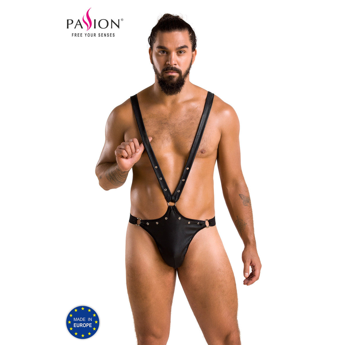 Passion MEN 028 herenlingerie – zwart