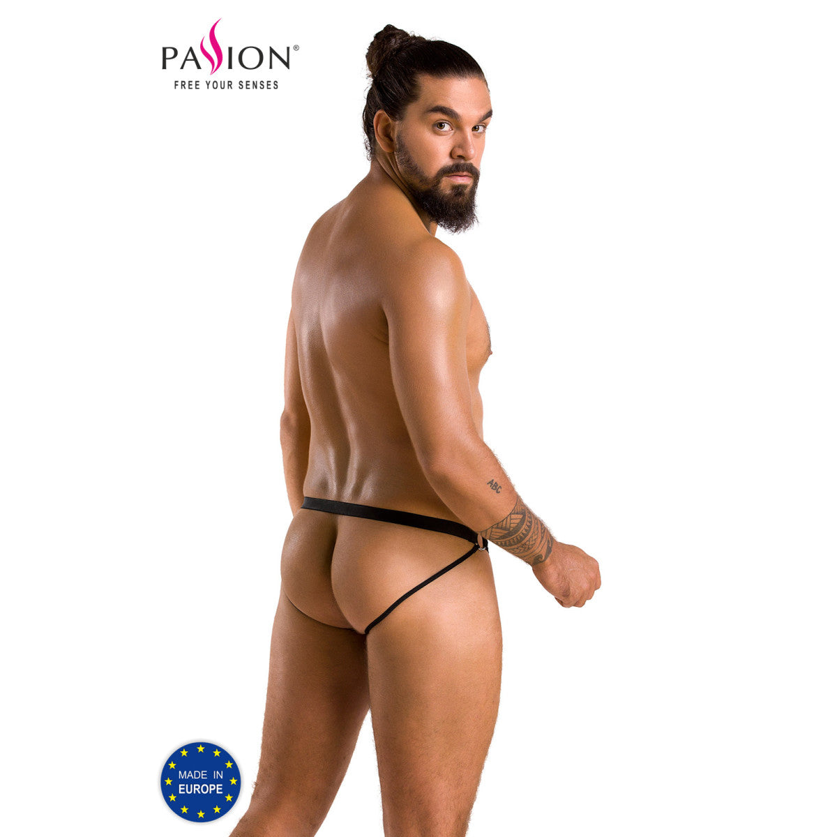 Pm 034 luke slip open black - Passion MEN