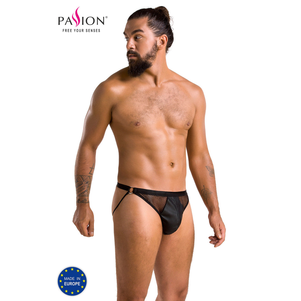 Pm 034 luke slip open black - Passion MEN